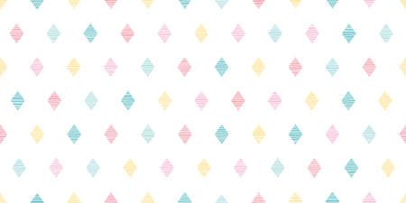 Rhombus illustration background. Seamless pattern. Vector.のイラスト素材