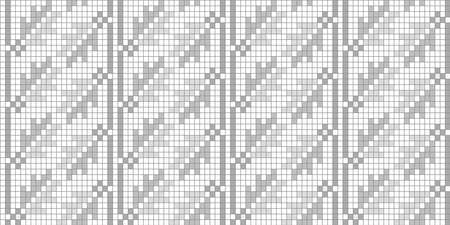 Pixel art. Organic motif, botanical motif background. Seamless pattern.Vector.