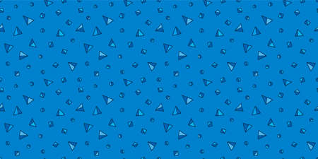 Doodle geometric background. Seamless pattern. Vector.のイラスト素材
