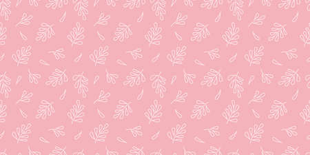 Simple floral background. Seamless pattern.Vector.のイラスト素材