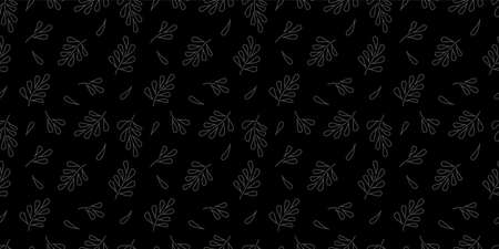 Simple floral background. Seamless pattern.Vector.のイラスト素材