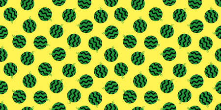 Watermelon illustration background. Seamless pattern.Vector.