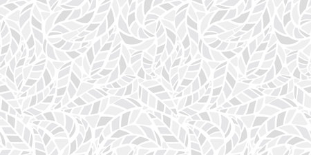 Organic motif, botanical motif background. Seamless pattern.Vector.のイラスト素材