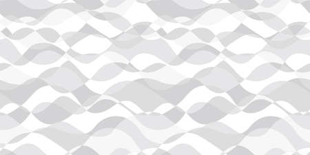 Retro wavy background. Seamless pattern. Vector.