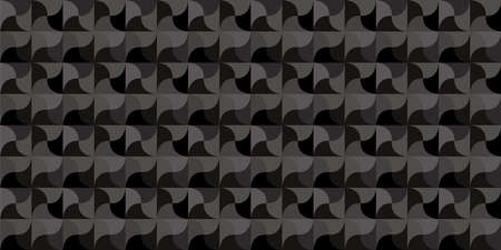 Geometric shapes background. Seamless pattern. Vector.
