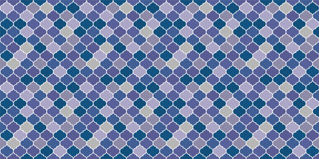 moroccan tile background. Seamless pattern.Vector.のイラスト素材