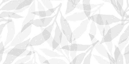 Leaves illustration background. Seamless pattern.Vector.のイラスト素材