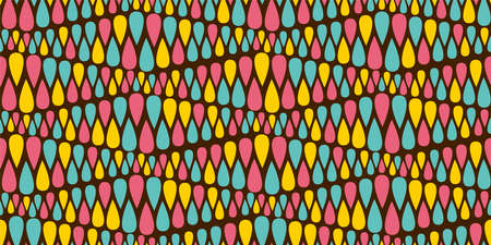 Organic motif, botanical motif background. Seamless pattern.Vector.のイラスト素材