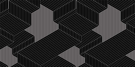 Geometric lines background. Seamless pattern.Vector.