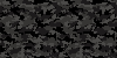 Pixelated camouflage background. Seamless pattern.Vector.のイラスト素材