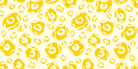 Organic motif, botanical motif background. Seamless pattern.Vector.のイラスト素材