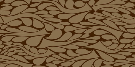 Organic motif, botanical motif background. Seamless pattern.Vector.のイラスト素材