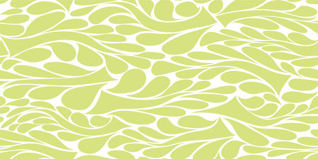 Organic motif, botanical motif background. Seamless pattern.Vector.のイラスト素材