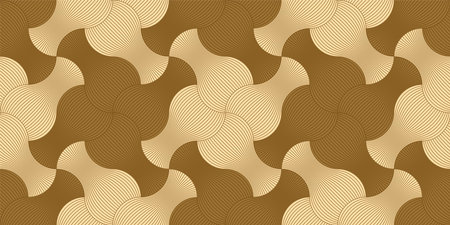 Vintage Art Deco Seamless Pattern. Vector.  Geometric decorative texture.のイラスト素材