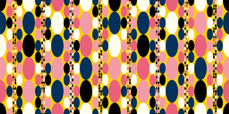 Geometric illustration background. Seamless pattern. Vector.