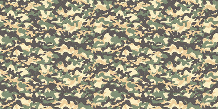 Camouflage background. Seamless pattern vector.のイラスト素材