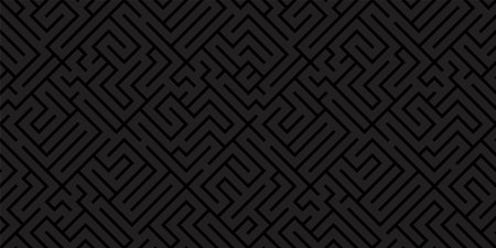 Maze Seamless Pattern Backgrounds. Vector.のイラスト素材