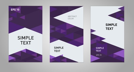 Three abstract business banner backgrounds vector eps10のイラスト素材
