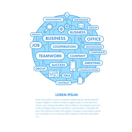 Planet business tags. Vector illustration.のイラスト素材