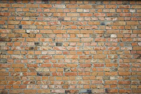 Red bricks wall with a classical pattern as a background.の写真素材