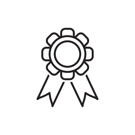 Line award badge iconのイラスト素材