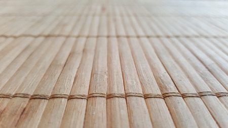 Bamboo texture with front focus and blur Backgroundの写真素材