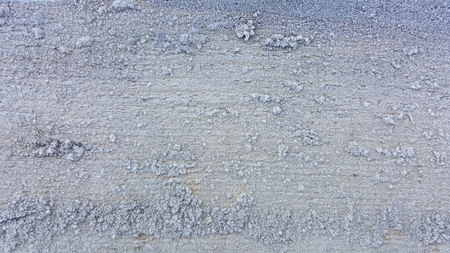 Rime, frost, ice on the wood texture