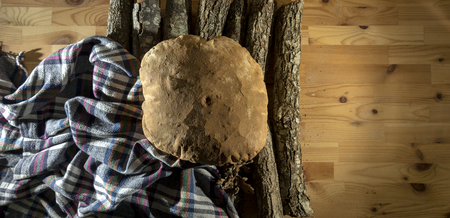 Bread on wood