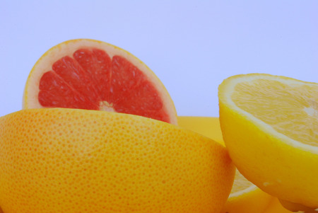 lemons and grapefruitsの写真素材