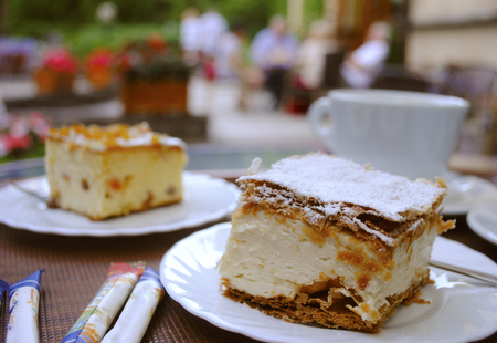 cream cakeの写真素材