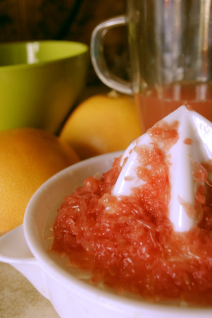 grapefruit's juiceの写真素材