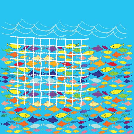 underwaterのイラスト素材