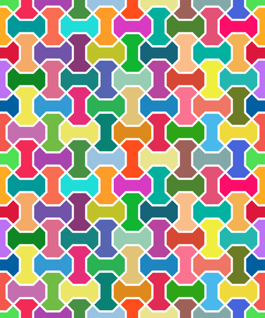 Geometric vector pattern  Seamless abstract texture for wallpapers and backgroundのイラスト素材