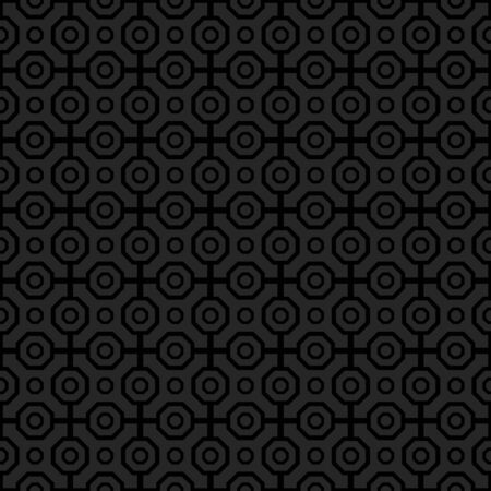 Oriental seamless vector pattern with damask, arabesque and floral elements  Abstract backgroundのイラスト素材