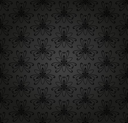 Oriental vector pattern with damask, arabesque and floral elements  Seamless abstract backgroundのイラスト素材