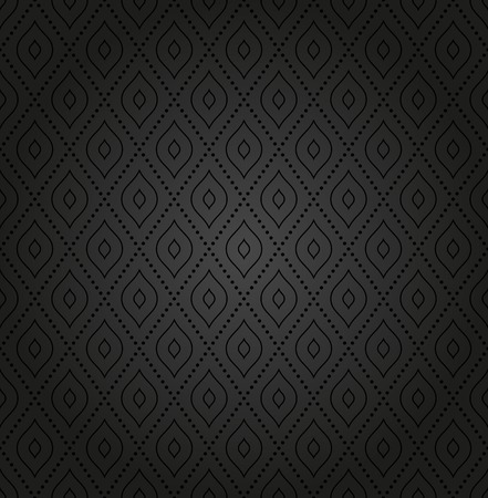 Geometric fine abstract vector pattern. Seamless modern dark texture for wallpapers and backgroundのイラスト素材
