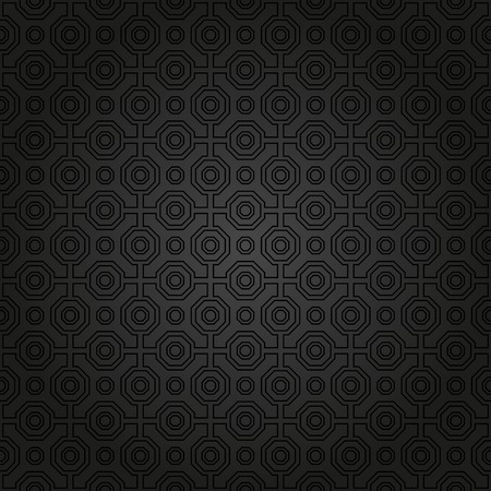 Geometric fine abstract vector pattern. Seamless dark modern texture for wallpapers and background