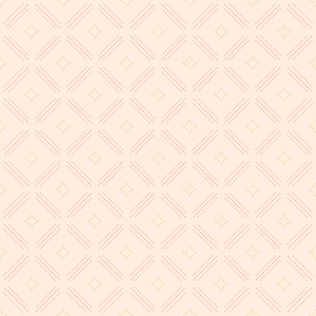 Geometric modern vector seamless pattern. Abstract texture with dotsのイラスト素材