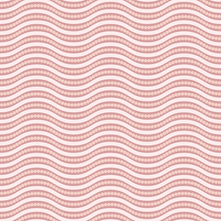 Geometric pattern. Seamless vector background with pink waves. Abstract texture for wallpapersのイラスト素材