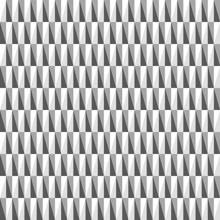 Geometric vector pattern with grey and white triangles. Seamless abstract texture for wallpapers and backgroundsのイラスト素材