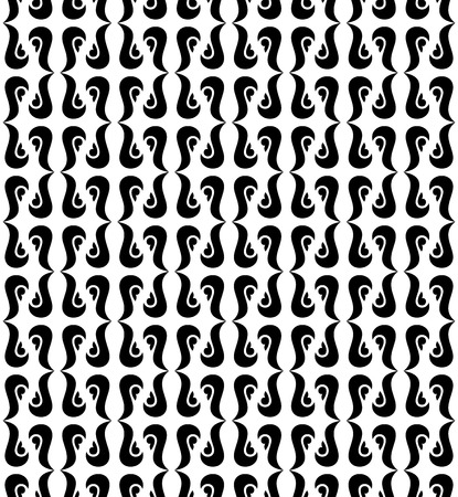 Geometric pattern. Seamless  background. Abstract texture for wallpapers. Black and white colorsの写真素材