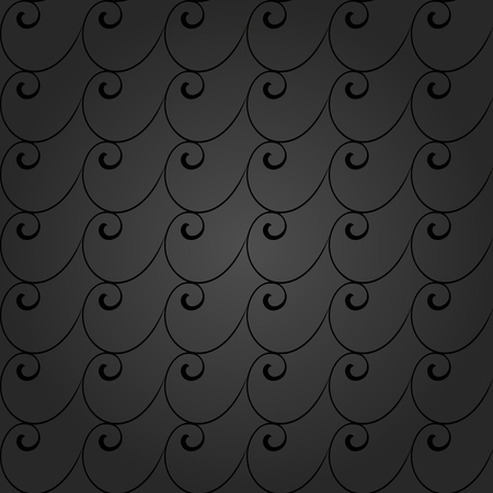 Seamless vector ornament. Modern stylish geometric pattern with repeating wavesのイラスト素材