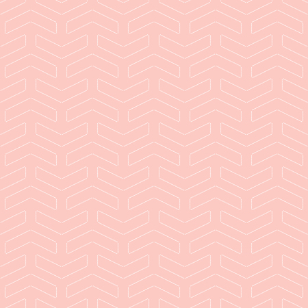 Geometric vector pink ornament with white dotted pattern. Seamless abstract backgroundのイラスト素材