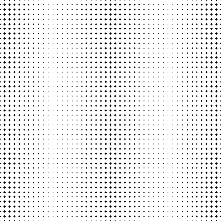 Seamless geometric vector pattern. Modern ornament with dotted elements. Black and white patternのイラスト素材