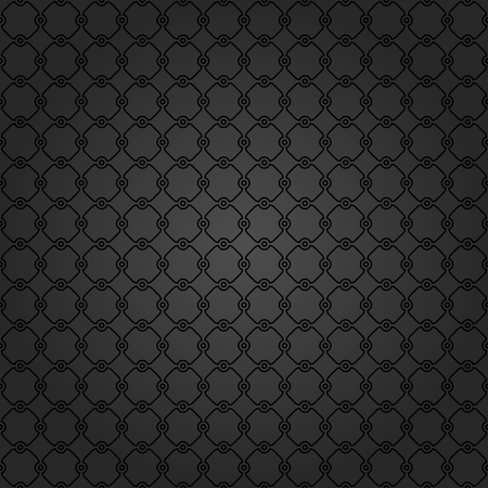 Seamless dark ornament. Modern geometric pattern with repeating elementsの写真素材