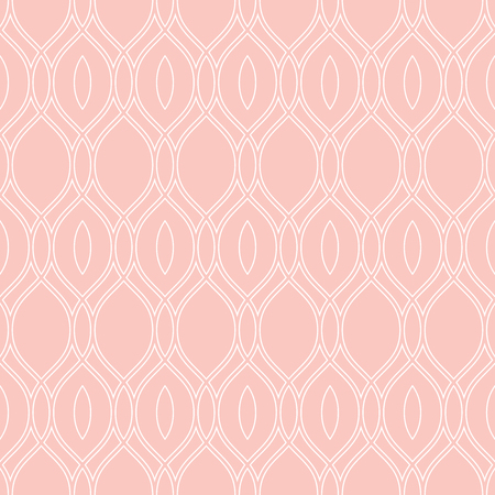Seamless vector pink and white ornament. Modern background. Geometric modern patternのイラスト素材