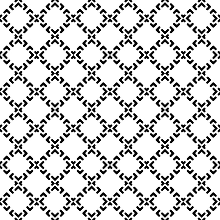 Geometric abstract black and white pattern.のイラスト素材