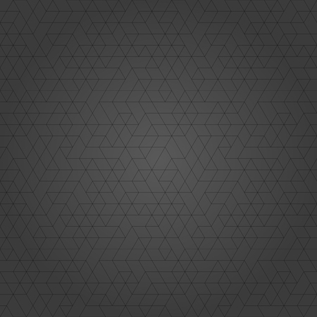 Geometric vector pattern with triangles. Geometric modern dark ornament. Seamless abstract backgroundのイラスト素材