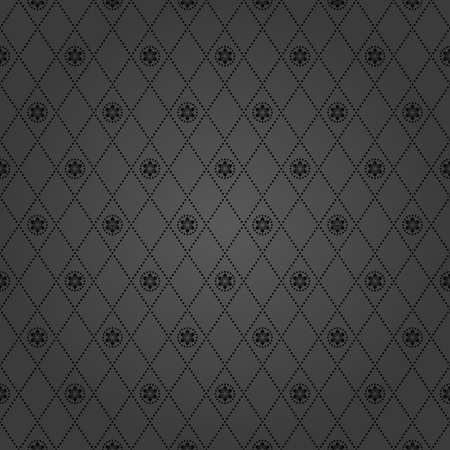 Geometric dotted vector dark dotted pattern. Seamless abstract modern texture for wallpapers and backgroundsのイラスト素材