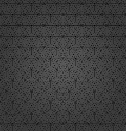 Seamless dark geometric background for your designs. Modern vector ornament. Geometric abstract patternのイラスト素材